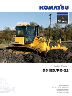 Komatsu D51EX-22 Specifications