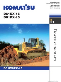 Komatsu D61EX-15 Specifications