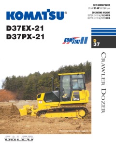 Komatsu D37EX-21 Specifications