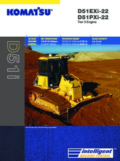 Komatsu D51EXi-22 Specifications