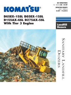 Komatsu D275AX-5SL Specifications