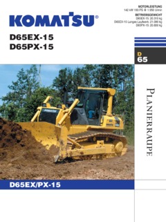 Komatsu D65PX-15 Specifications