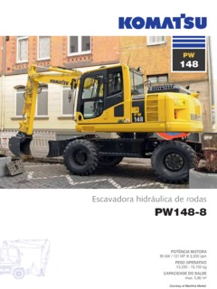 Komatsu PW148-8 Specifications