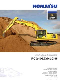 Komatsu PC240NLC-8 Specifications