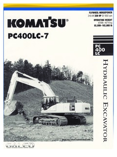 Komatsu PC400LC-7 Specifications