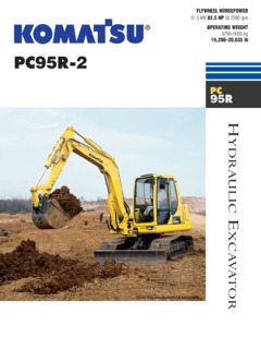 Komatsu PC95R-2 Specifications