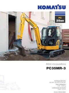 Komatsu PC35MR-3 Specifications