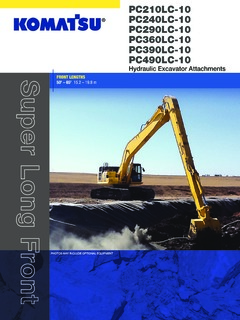 Komatsu PC360LC-10 Super Long Front Specifications