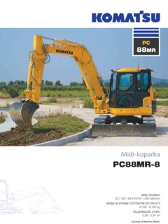 Komatsu PC88MR-8 Specifications