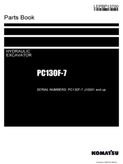Komatsu PC130F-7 Specifications