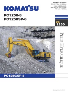 Komatsu PC1250-8 Specifications