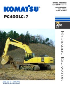 Komatsu PC200LC-7 Specifications