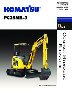 Komatsu PC35MR-3 Specifications