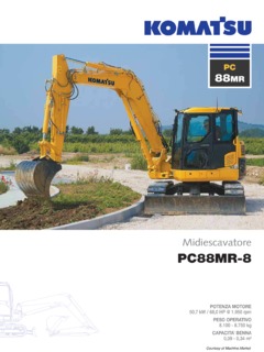 Komatsu PC88MR-8 Specifications