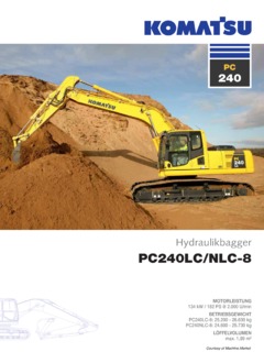 Komatsu PC240NLC-8 Specifications