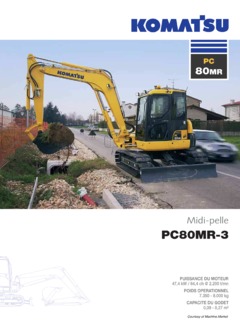 Komatsu PC80MR-3 Specifications