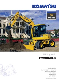 Komatsu PW98MR-6 Specifications