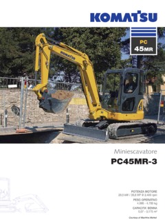Komatsu PC45MR-3 Specifications