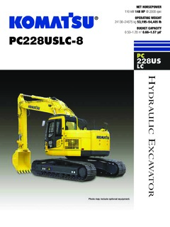 Komatsu PC228USLC-8 Specifications