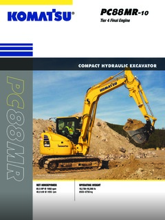 Komatsu PC88MR-10 Specifications