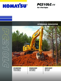 Komatsu PC210LC-11 Specifications