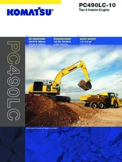 Komatsu PC490LC-10 Specifications