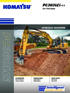 Komatsu PC360LCi-11 Specifications