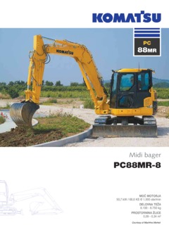 Komatsu PC88MR-8 Specifications