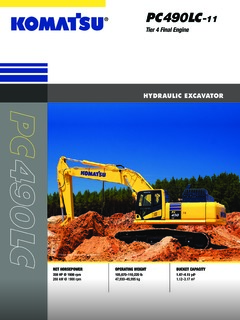 Komatsu PC490LC-11 Specifications