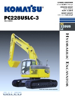 Komatsu PC228USLC-3 Specifications