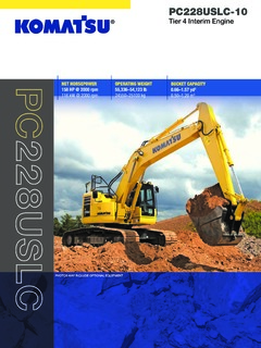 Komatsu PC228USLC-10 Specifications
