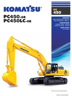 Komatsu PC450LC-8R Specifications