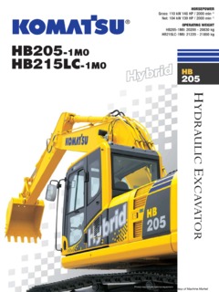 Komatsu HB215LC-1M0 Specifications