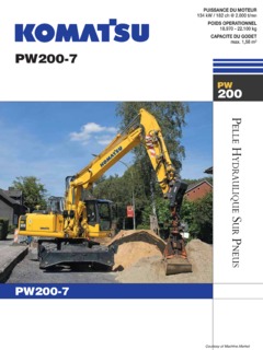 Komatsu PW200-7 Specifications