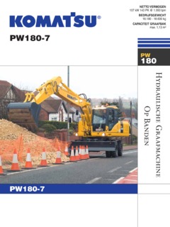 Komatsu PW180-7 Specifications