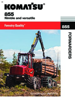 Komatsu 855 Specifications