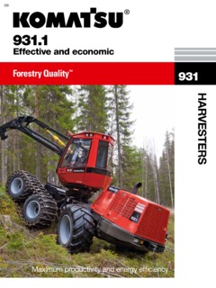 Komatsu 931.1 Specifications