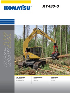 Komatsu XT430-3 Specifications
