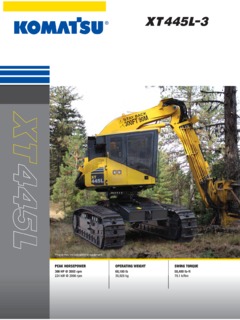 Komatsu XT445L-3 Specifications