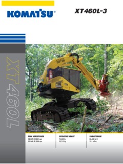 Komatsu XT460L-3 Specifications