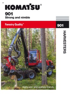 Komatsu 901 Specifications