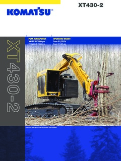 Komatsu XT430-2 Specifications