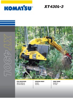 Komatsu XT430L-3 Specifications