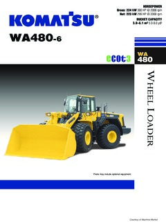 Komatsu WA480-6 Specifications