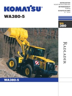 Komatsu WA380-5 Specifications