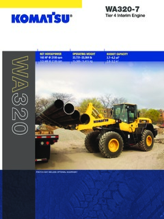 Komatsu WA320-7 Specifications