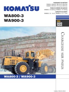 Komatsu WA900-3 Specifications