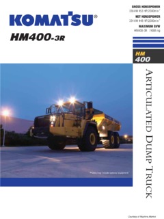 Komatsu HM400-3R Specifications