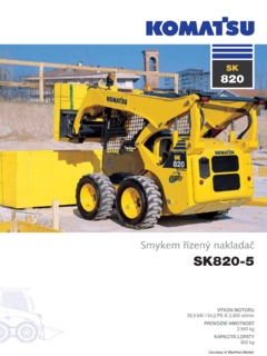 Komatsu SK820-5 Specifications