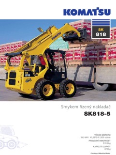 Komatsu SK818-5 Specifications